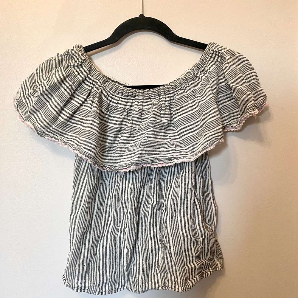 Bailey/44 Off-the-Shoulder Striped Top Size XS